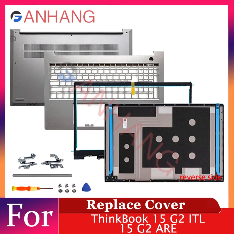 

NEW Original Replace Laptop Case For Thinkbook 15 G2 ITL ARE G3 ACL ITL LCD Back Cover Front Bezel Palmrest Bottom Case