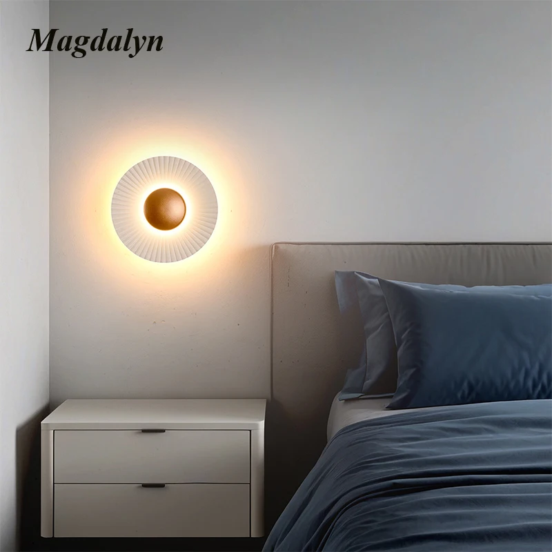 

Magdalyn Exterior European Led Lamp Waterproof Aluminum Hotel Modern Home Deco Lightings Indoor Modern Patio Hallway Wall Light