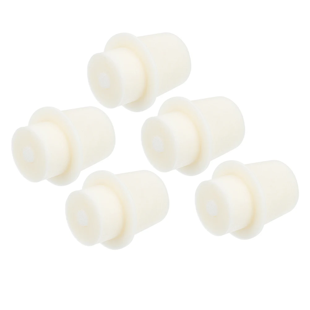 

5pcs Silicone Erlenmeyer Flask Stoppers Sealers For Test Tubes Glass Bottles Laboratory Use Compact Sealing Plugs