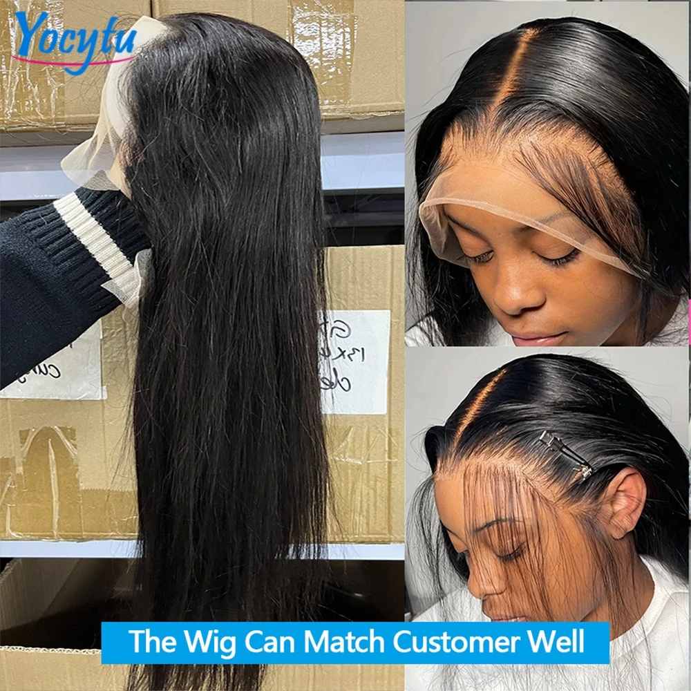 28 30 بوصة الدانتيل شعر مستعار أمامي شعر الإنسان YOCYTU HD شعر مستعار دانتيل 13x6 شعر الإنسان بيرو الدانتيل الجبهة باروكة من شعر طبيعي 3 أيام التسليم فرنسا