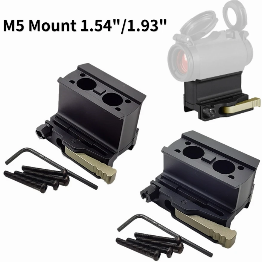 

Tactical LRP Mount with Spacer 1.57 and 1.93 inch Height Mount for THW2 MHW5 R5 Red Dot Sights Hunting Tactical Airsoft Rifles