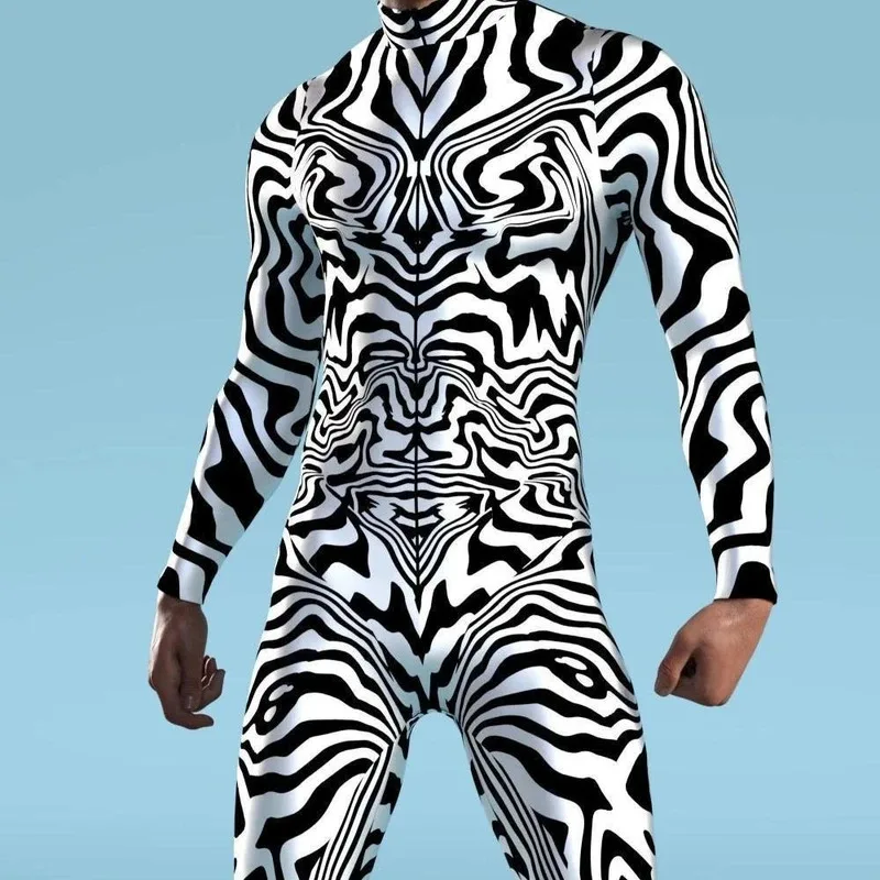 بدلة درع ميكانيكية من CyberPunk من Zentai للرجال والنساء لحفلات الهالوين التأثيرية على شكل جمجمة Steampunk زي سباندكس بدلة قطعة واحدة