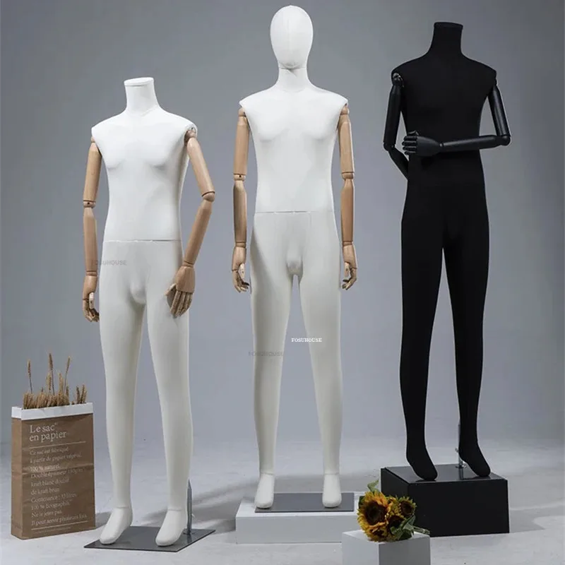 

Clothing Store Dummy Model Window Shelf Fashion Men's Clothing Store Full-body Mannequin Props Cloth Mannequins Display Stand M