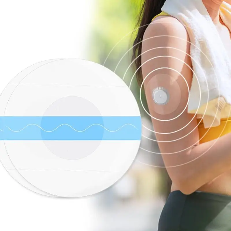 20Pcs Latex-Free Adhesive Sensor Cover For Libre 2 Precut CGM Tape Waterproof Strong Stick Long-Term Use For Freestyle