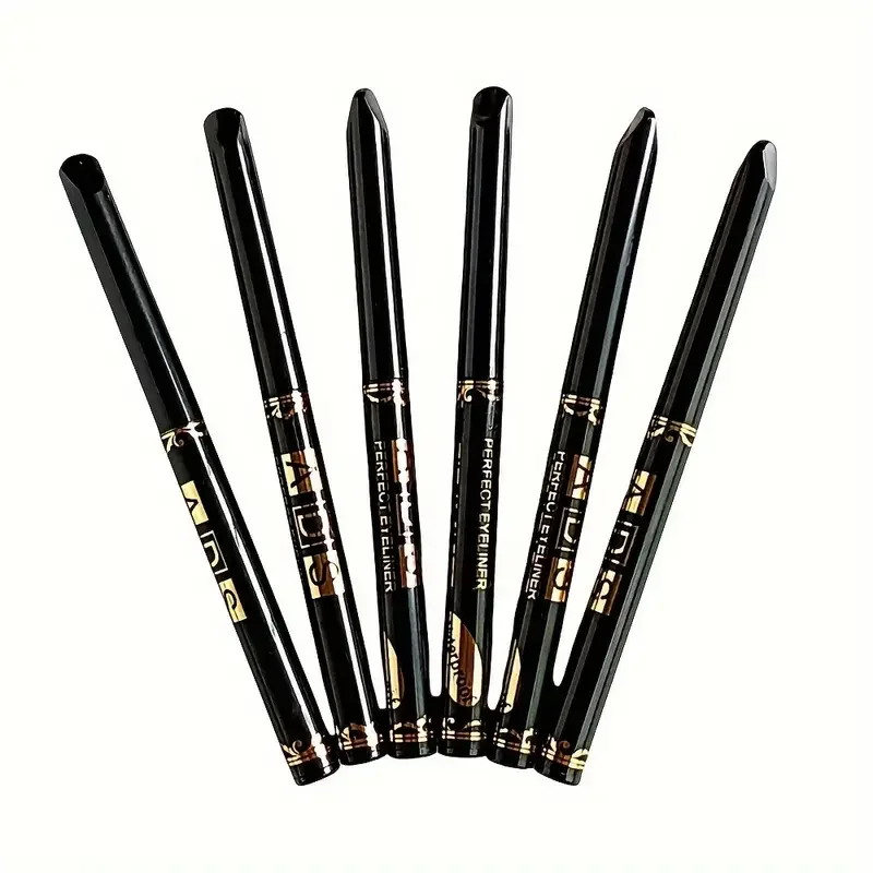 12 long lasting waterproof black eyeliner pens-bold eye makeup, perfect gift