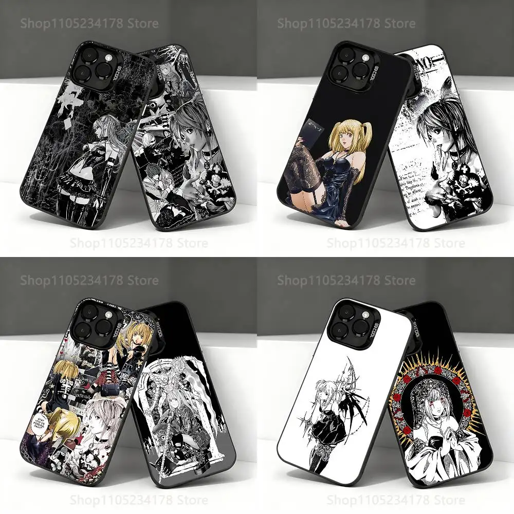 

D-Death N-NoteS Misa Phone Case For iPhone 17,16,15,14,13,12,11,Pro,Max,Plus,E,Air,Mini Black Tpu IMD Cover