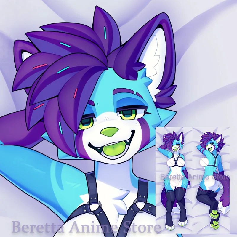 

Dakimakura eight (dont jinxit) Animal Double-sided Print Life-size Body Pillow Cover