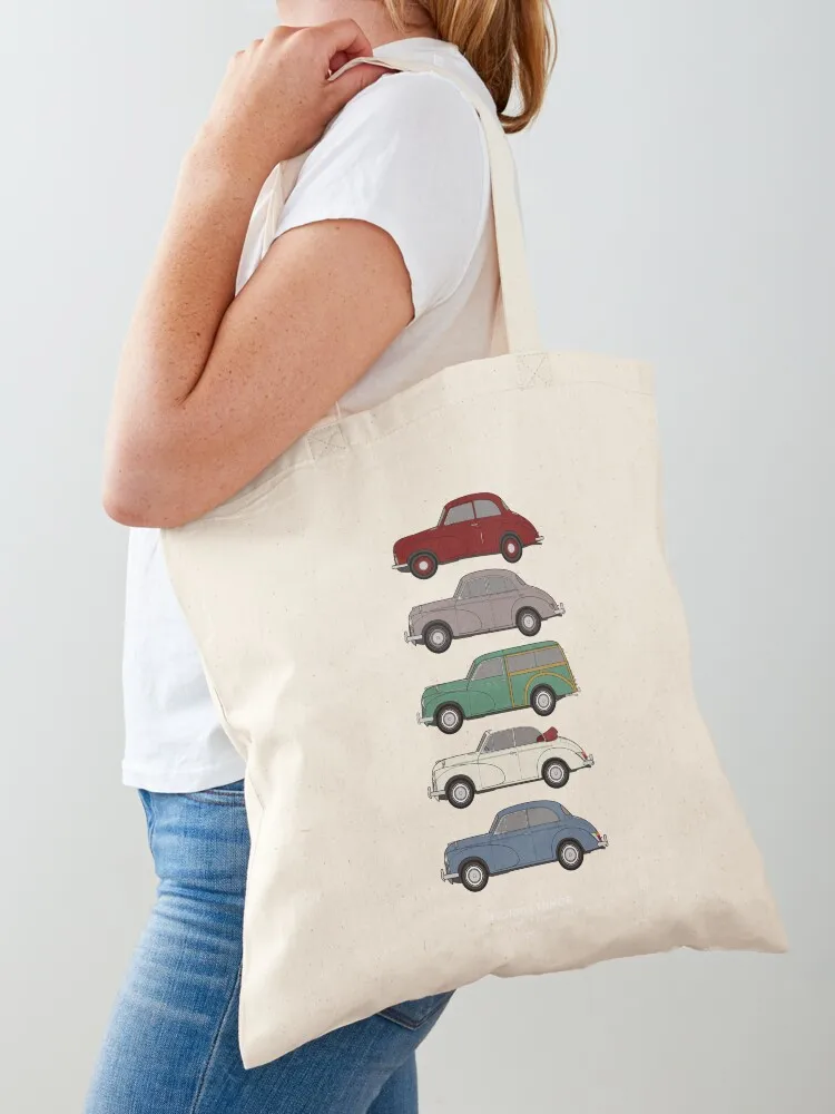 Morris Minor Classic Car Collection Artwork Tote Bag tote men Customizable screen