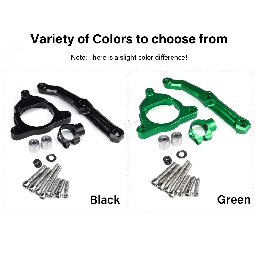 For Kawasaki Z800 Z800E Z 800 E Z800 E 2013-2016 Motorcycle Accessories Adjustable Damper Steering Stabilizer Bracket Mount Kit view 4