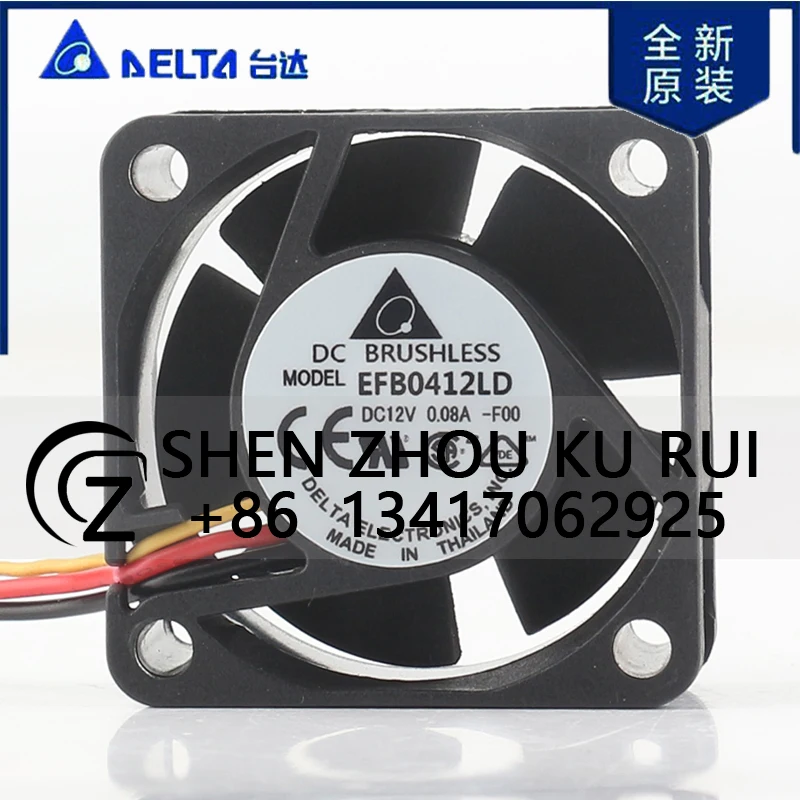 

Delta 24 В 48 В постоянного тока 12 В 0,08 AEFB0412LD AC EC 4020 40X40X20MM 4 см Ультра-тихий преобразователь частоты Блок питания корпуса Вентилятор охлаждения