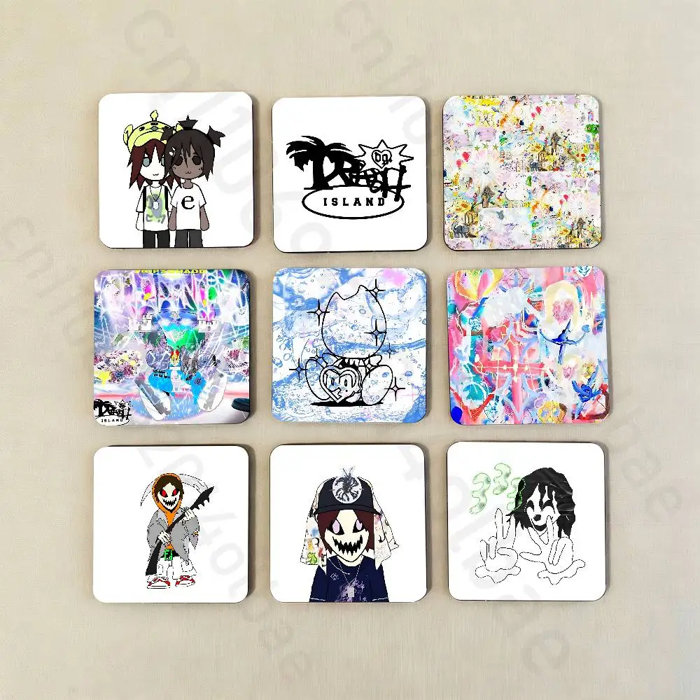 Bladee D-Drain Gang 333  Fridge Magnets Magnetic Refrigerator Memorial Gifts For Kitchen Office Locker Travel Home Deco
