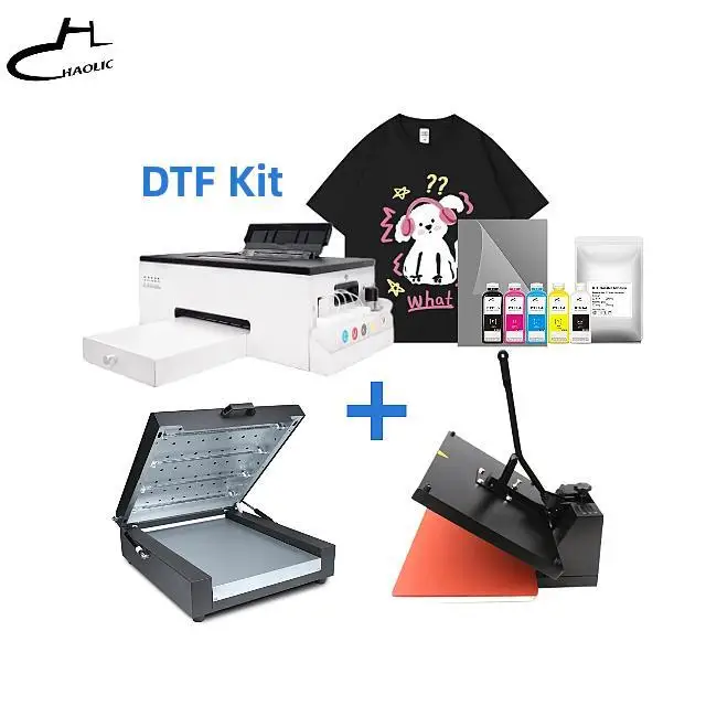 Factory Sales DTF Convert Kit DTF L805 Kit A4 DTF Printer for L805 Price Oven Drying Heat Press Machine