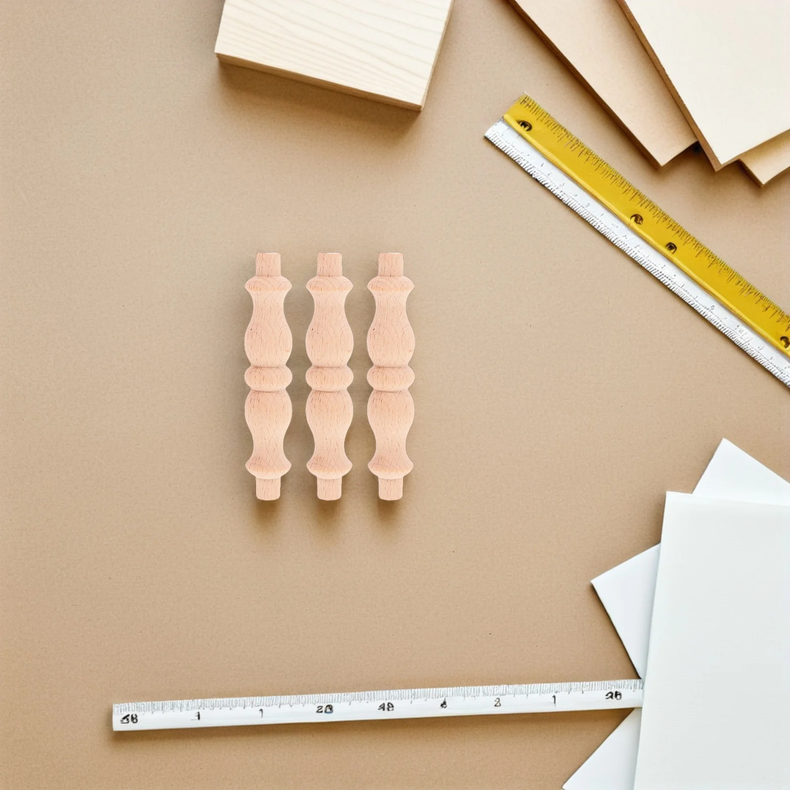 12 шт. деревянные балясины необработанные