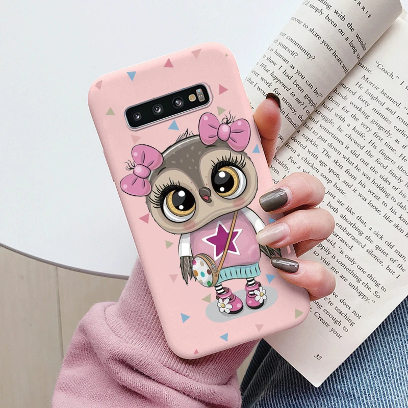 Fall Für Samsung Galaxy S10 S10 Plus S10E Telefon Abdeckung Nette Cartoon Candy Gemalt Weiche TPU Coque Für Samsung S10 s10 + S10E Funda – Detail 25