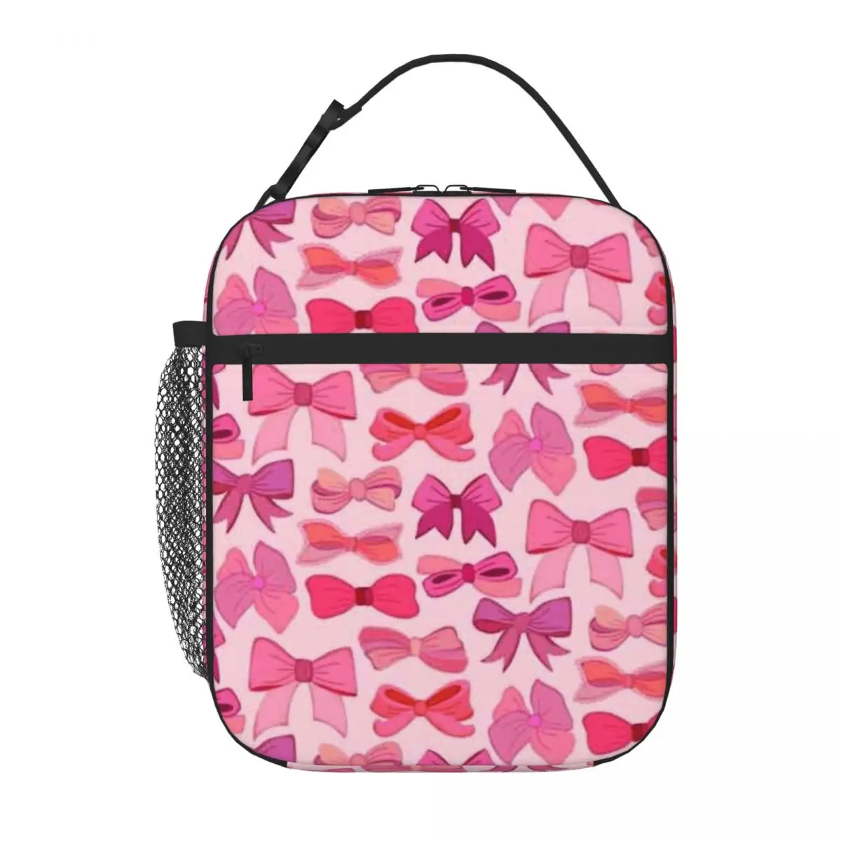 Bestselling Vintage Bows - Pink Palette School Style Commuter Lunch Bag Baby Feeding Cooler Tote