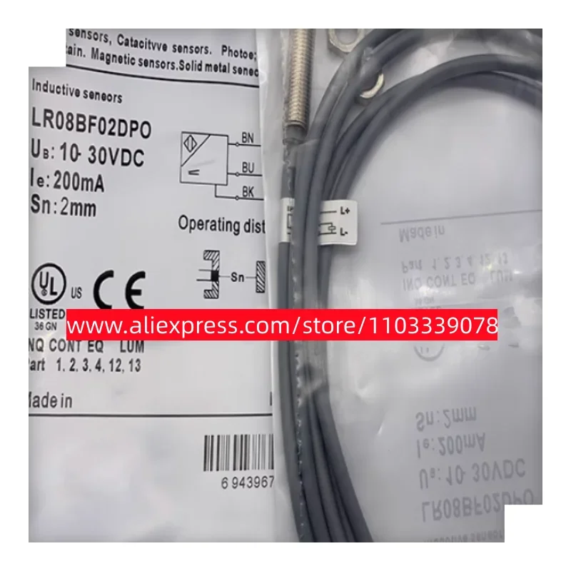 

3PCS New approach switch LR08AF02DPOY LR08AF02DNOY