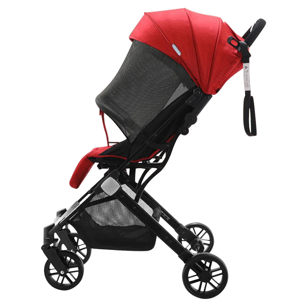 Kinderwagens cestino portaoggetti grande passeggino leggero Baby Poussette passeggino pieghevole da viaggio per bambini carrozzina