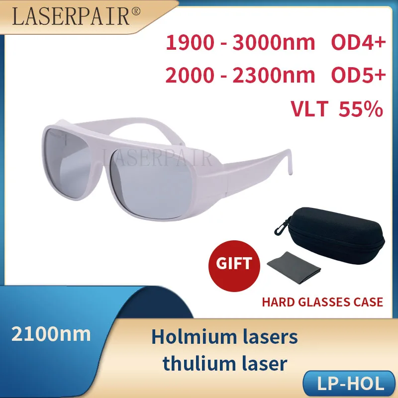 LaserPair 1940nm /2100nm Holmium & Thulium Laser Safety Glasses Excellent Transmittance 55%