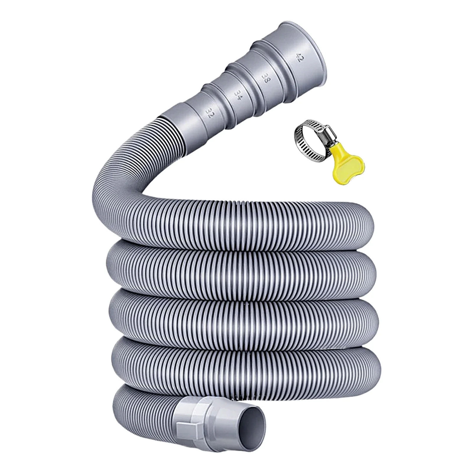 

Foldable Caravan Sewer Pipe Kit 3/4//5m RV Trailer Sewer Hose With Adjustable Adapter And Clamp Leakproof RV Hose Rv Accessories
