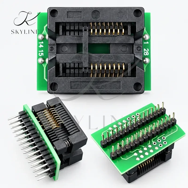 SOIC16 SOP16 DIP16 ZIF Adapter IC Test Socket Body Width 300mil