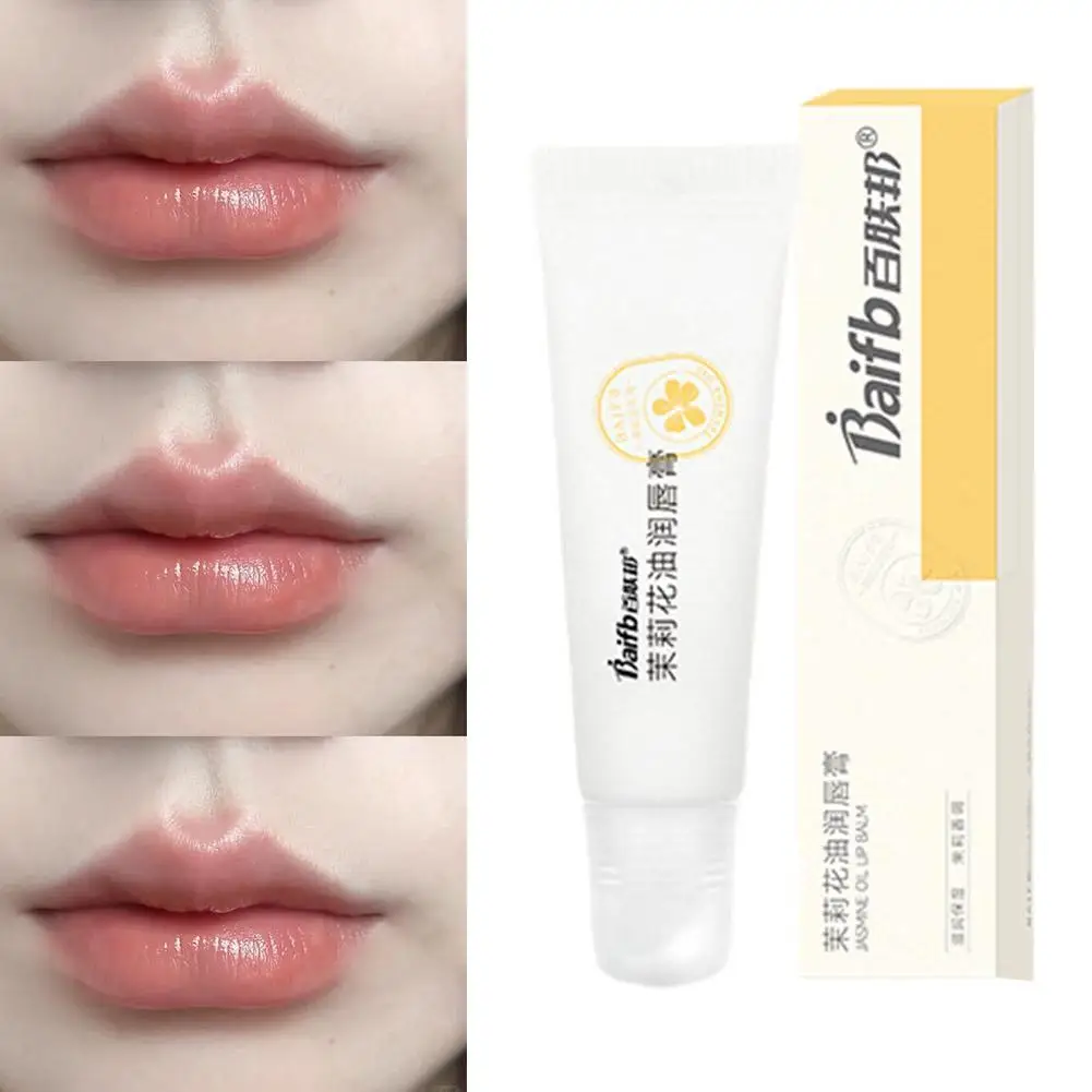 

Jasmine Oil Lip BalmLong-lasting Moisturizing Easy Halo-dyeing Jelly Gloss Water Light Bright and Natural Moisturizing