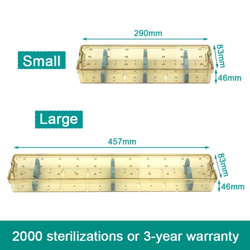 

Autoclave Sterilization Trays Box Sterilising Trays Endoscope Silicagel Sterilization Tray Case