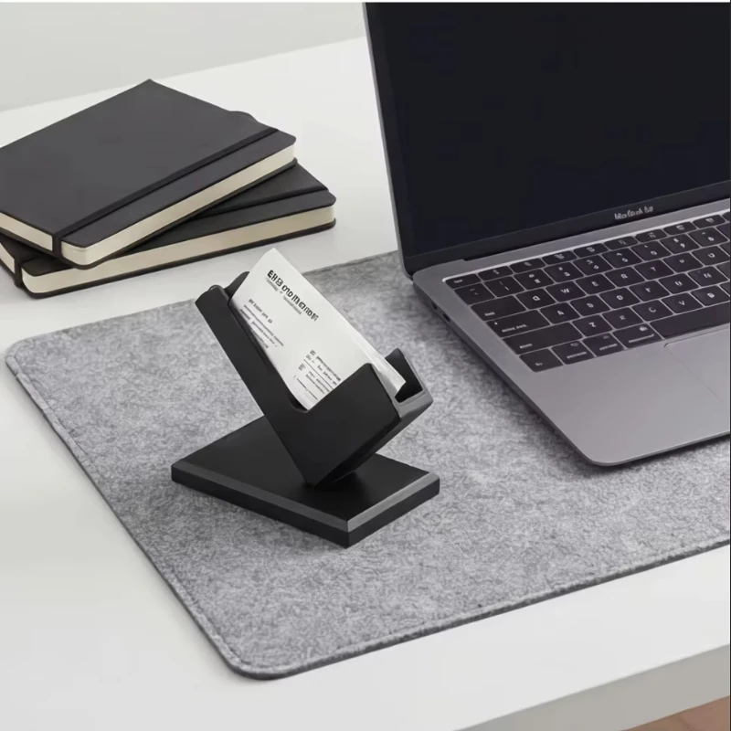 Industrial Style Creative Business Card Storage Rack Desktop Business Card Display Rack Office Decoration Business Card Rack view 2