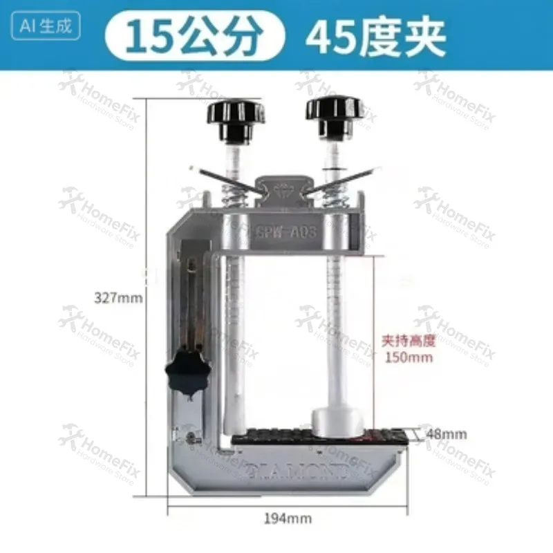 45 Degree Stone Mitre Clamp Marble Countertop 90° Right‑Angle Splicing Installation G‑Clamp