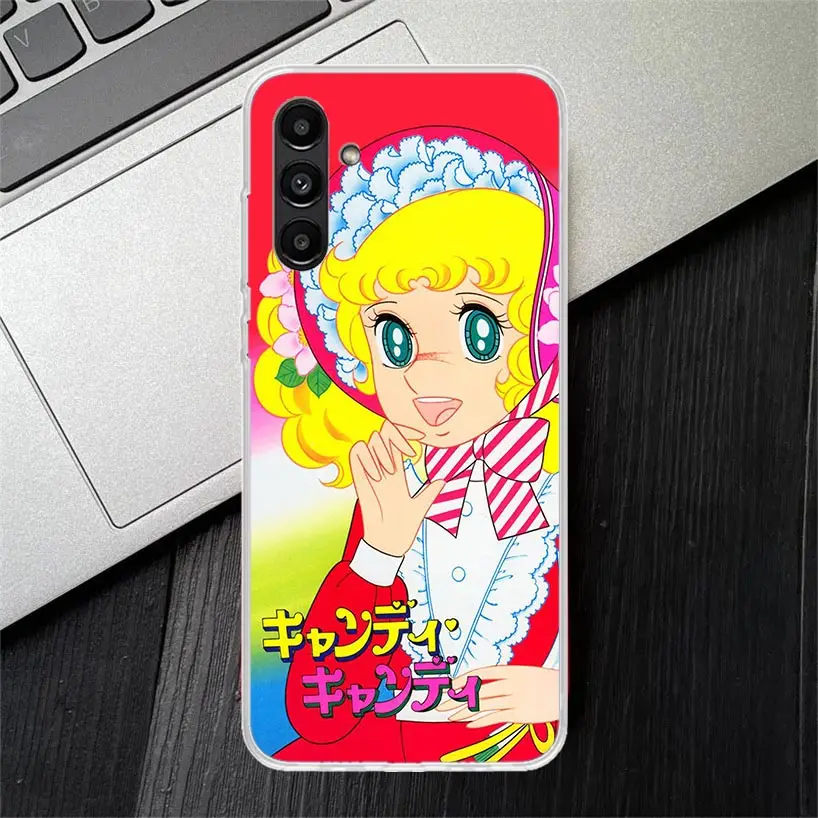 Anime Candy Phone Case For Samsung Galaxy A14 A15 A13 A12 A54 A55 A53 A52 A34 A35 A33 A32 A24 A25 A23 A22 A04S A03S A02S