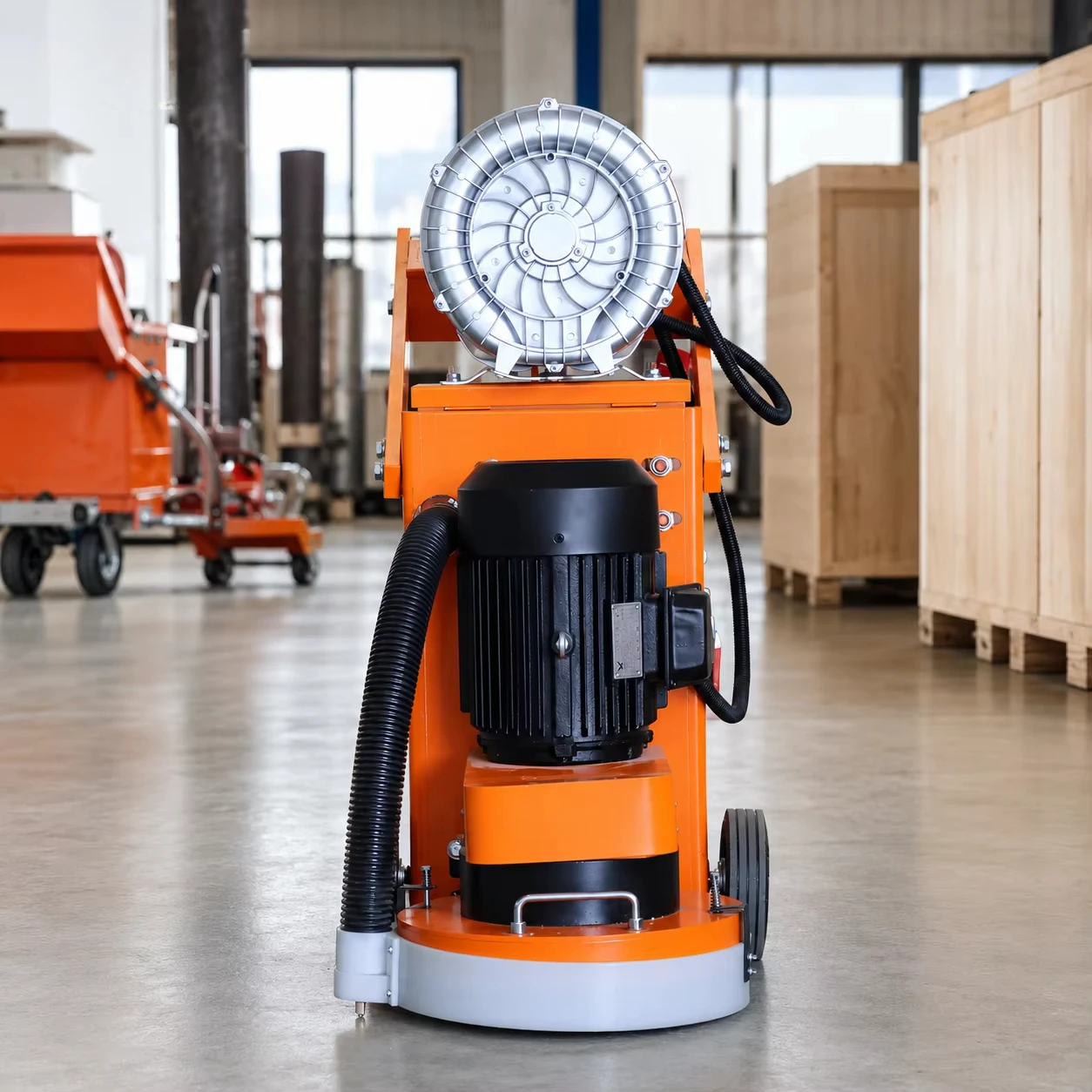 Electric Portable Concrete Polisher Industrial Performance for Professional Finishing Advanced Floor Machinery
