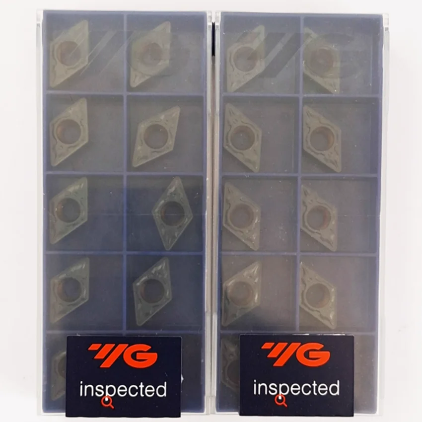 DCMT11T304-UG YG3010 YG3020/DCMT11T308-UG YG3010 YG3020 YG3030 Original YG Carbide Inserts CNC Turning Inserts Lathe Cutter Tool