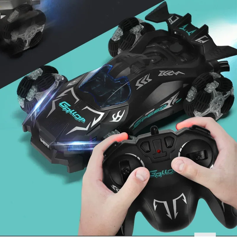 Rc Car 2.4G Spray Electric Drift Children's Off-road Toy Car 0ff-road Boy High-speed Music Light Racing Toy