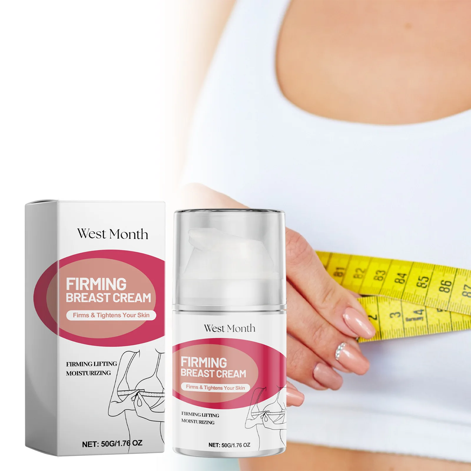 Breast Firming Cream Massage Enlargement Natural Lift Reduce Sagging Rapidly Size up Promote Supplement Women Chest Growth Cream