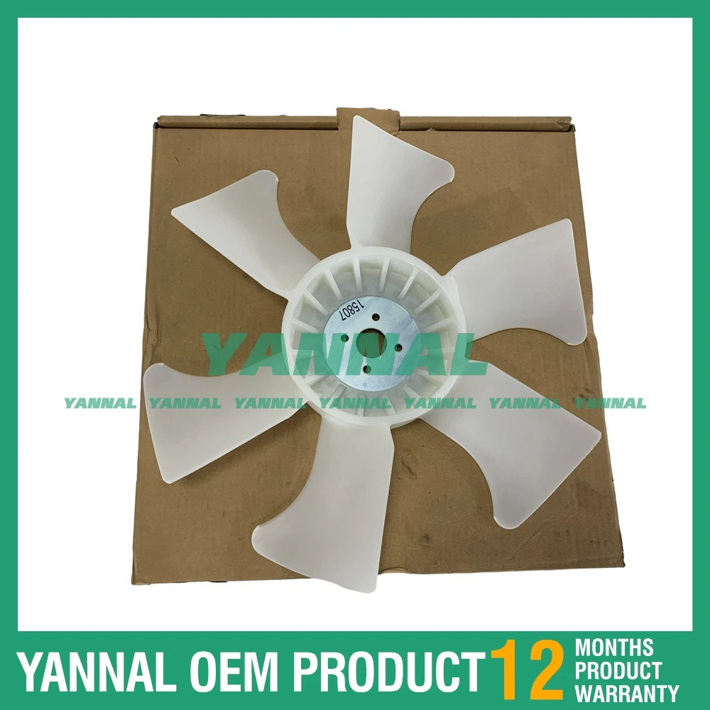 V2403 Fan Blade 15807-74110 For Kubota Engine Spare Parts