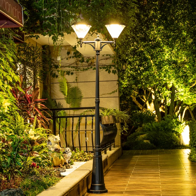 

Solar garden light landscape 3 meters outdoor waterproof household outdoor garden villa lighting community high pole street ligh