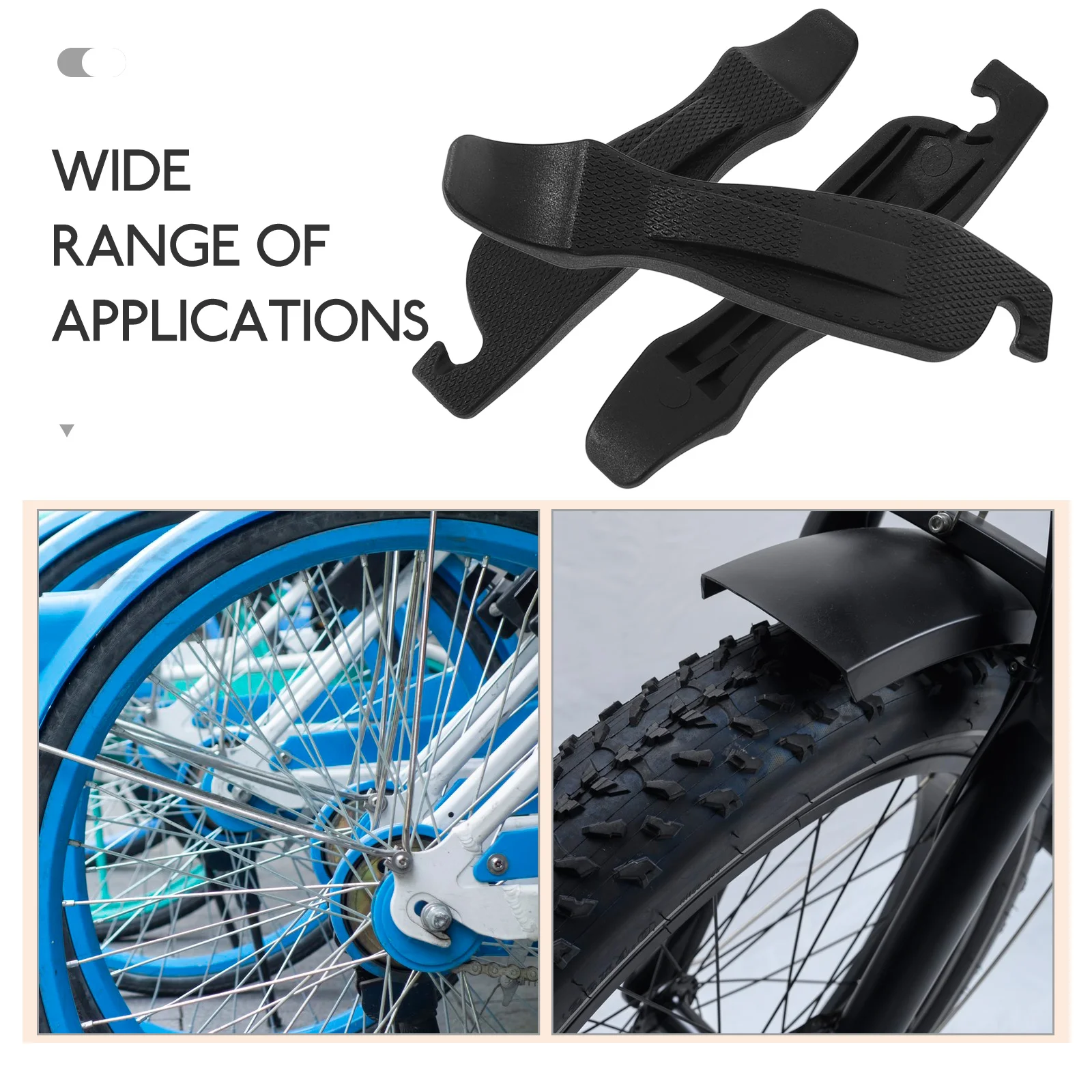 3 قطعة عتلات إطارات الدراجة الثقيلة المضادة للانزلاق لإطارات الدراجة الجبلية تفكيك أداة إصلاح الدراجات معدات صيانة ركوب الخيل