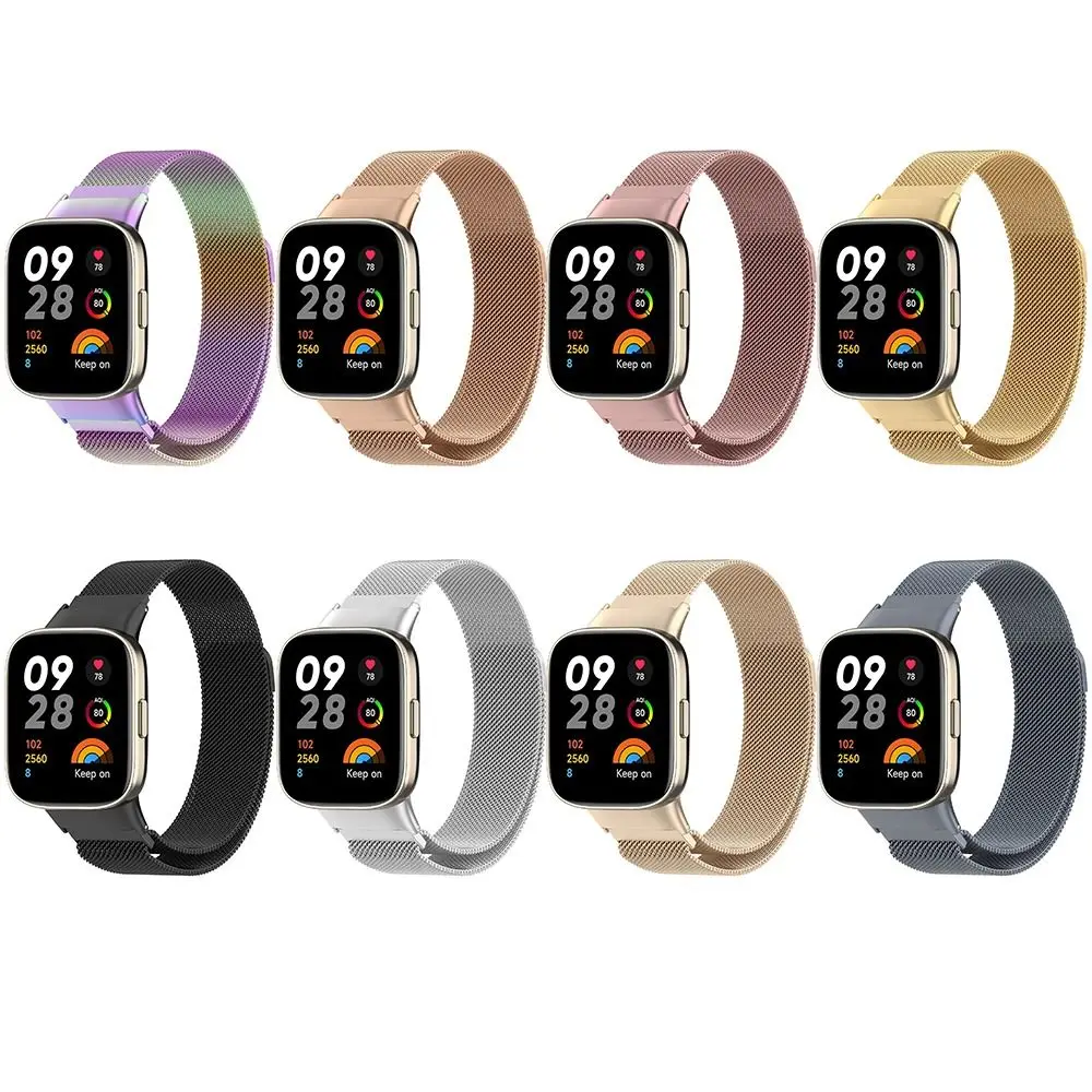 Nuovo cinturino di ricambio per bracciale in metallo Milanese in acciaio inossidabile per Redmi Watch 3