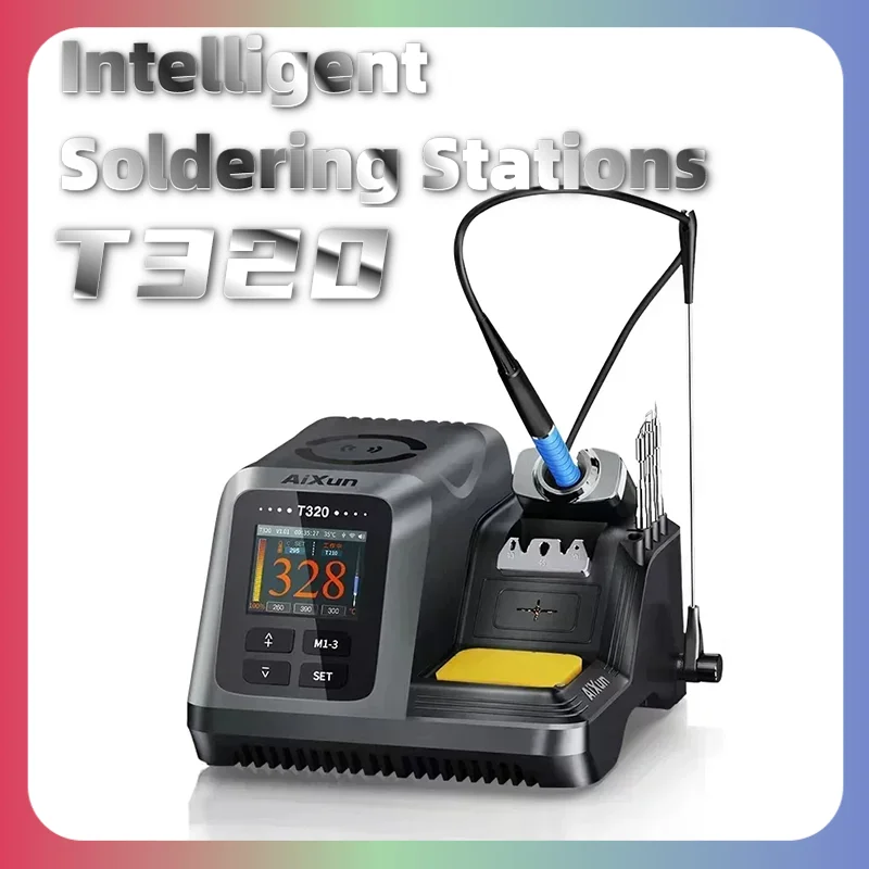 

AIXUN T320 Soldering Station Precision Intelligent Rework Tools for PCB BGA Repair Comes with T245 or T210 Soldering Iron Tip