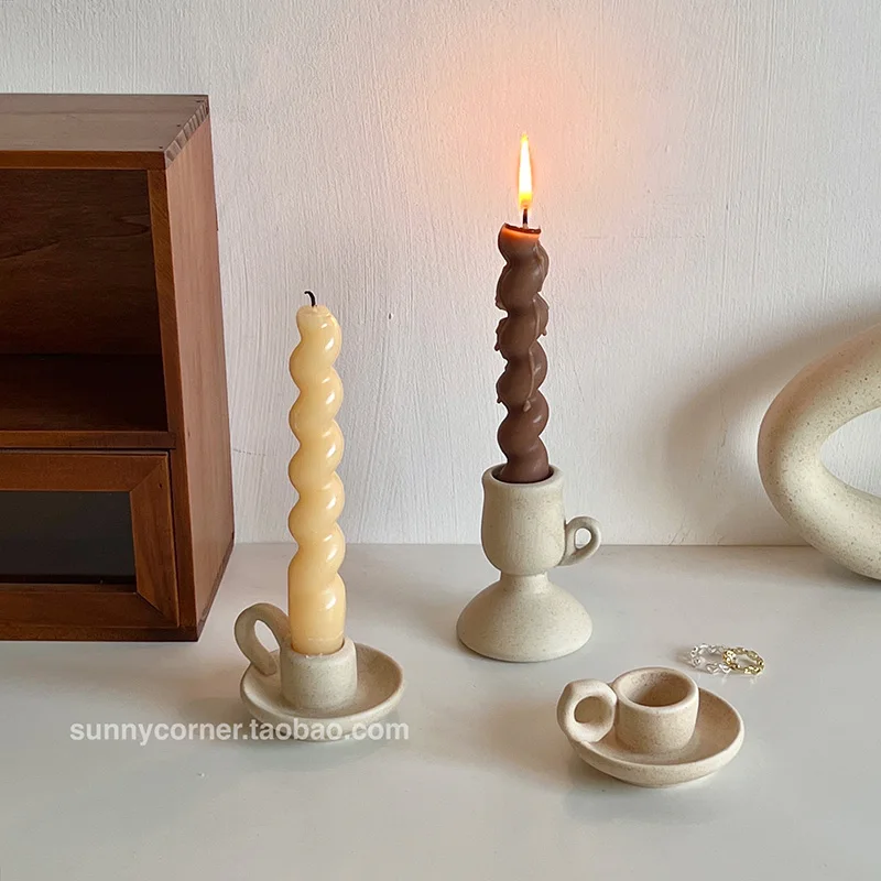 

Vintage Centerpiece Candle Holder Ceramic Wedding Living Room Modern Nordic Candle Holders Design Centros De Mesa Home Decor