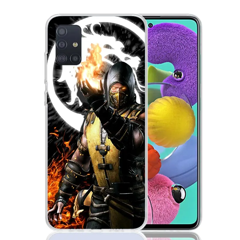 Mortal Kombat Phone Case For Samsung Galaxy A51 A41 A31 A21S A11 A01 A71 A50 A40 A30S A20E A10S A70 A6 A7 A8 A9 Coque