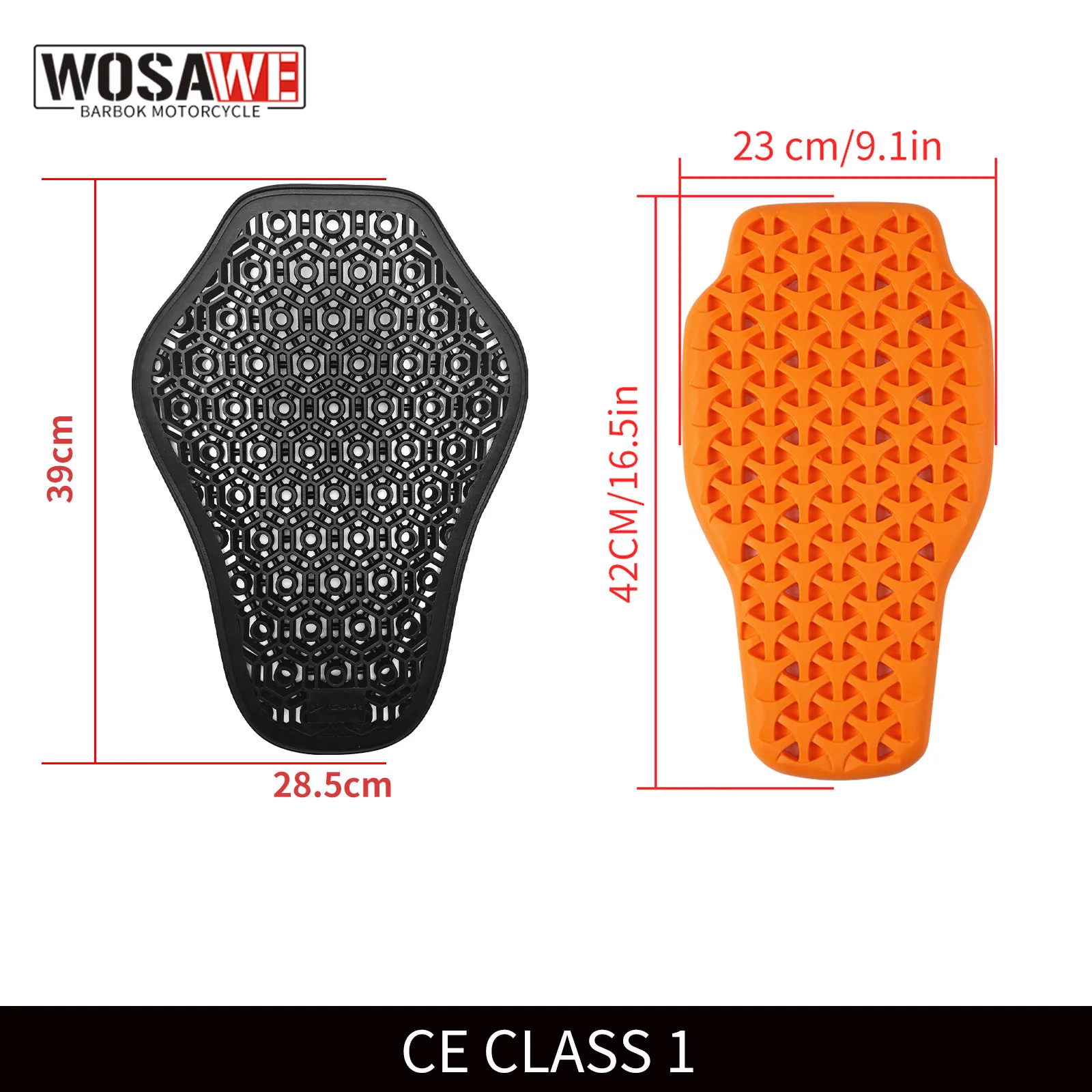 WOSAWE Motocross Knee Pad Insert Soft Motorcycle Hip Protector Chest Pad Flexible Motorcycle Armor Insert Equipment