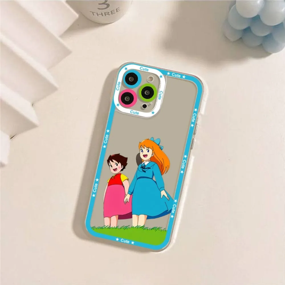 FHNBLJ Heidi Cartoon Phone Case For IPhone 11 12 13 Mini Pro Max 14 Pro Max Iphone15 15promax Case Shell Funda Cover