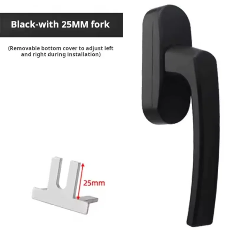 Aluminum Alloy Window Handle Drive Handle Window Accessories External Casement Window Handles Bridge Cut