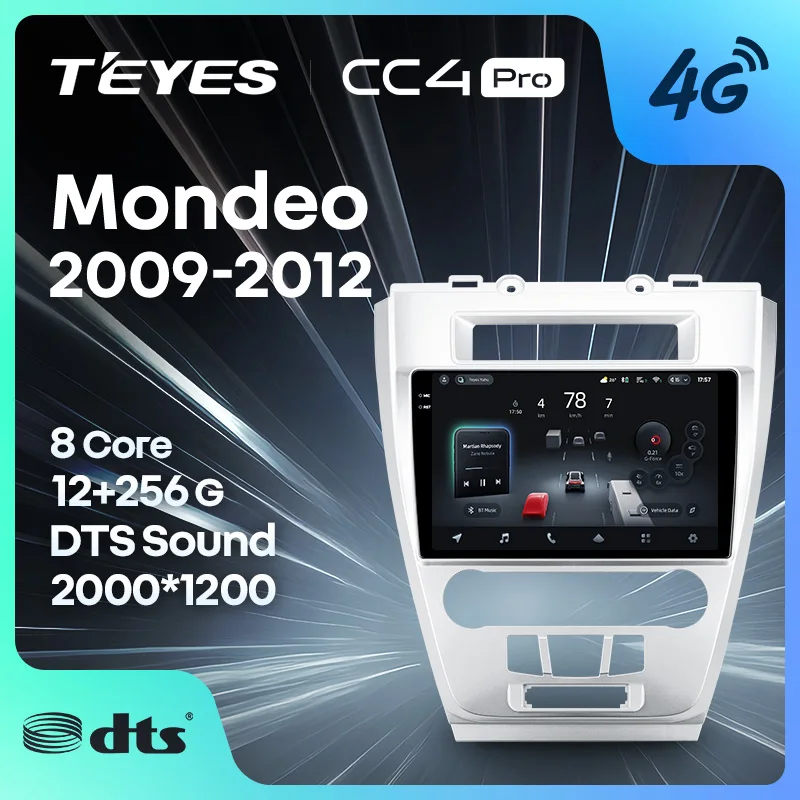 TEYES CC4 PRO For Ford Mondeo 2009 - 2012 US EDITION CarPlay Radio Multimedia Stereo Car play Android Auto 2DIN Autoradio