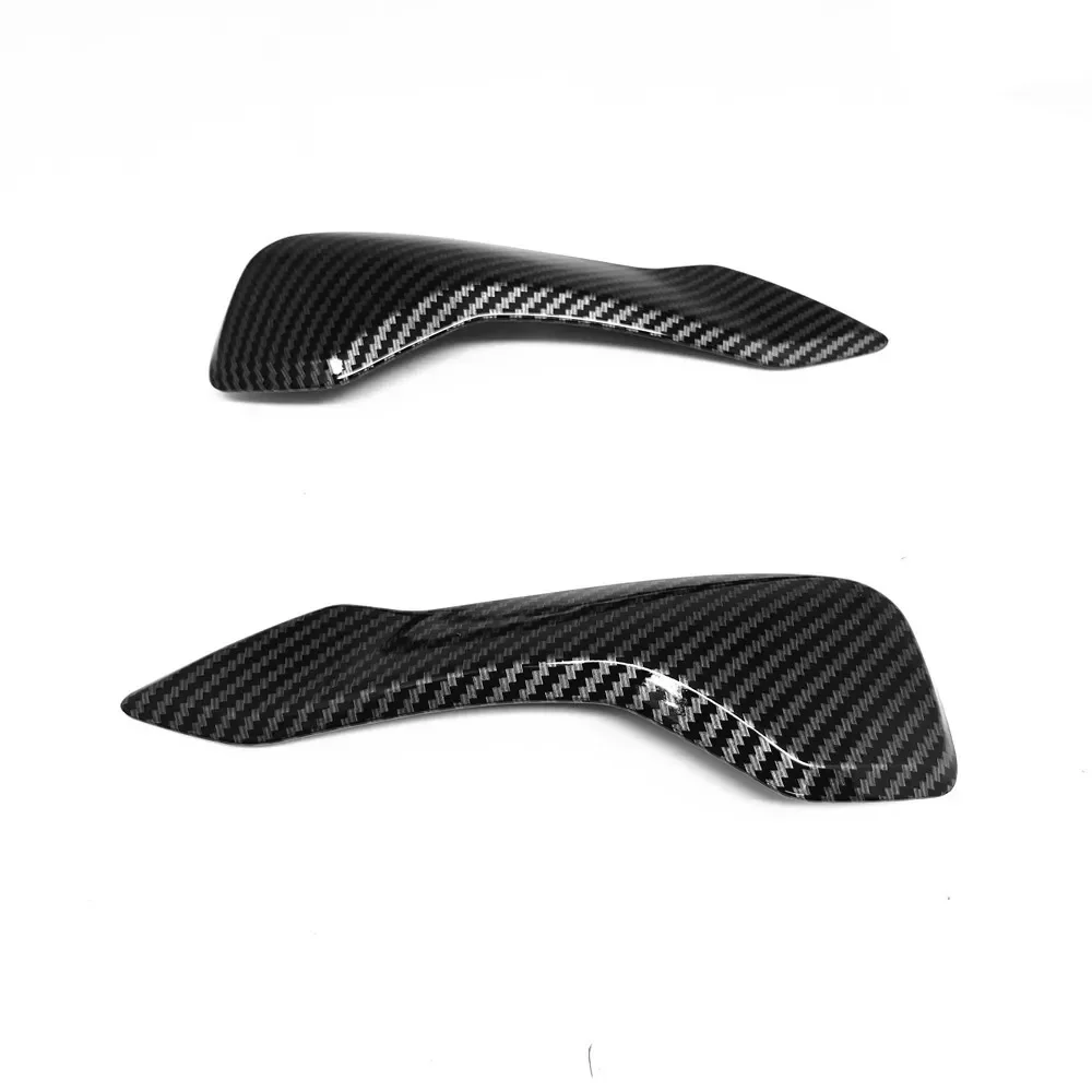 Carbon Fiber Color Front Side Headlight Cover Guard Fairing For YAMAHA MT-07 MT07 2021 2022 2023 2024