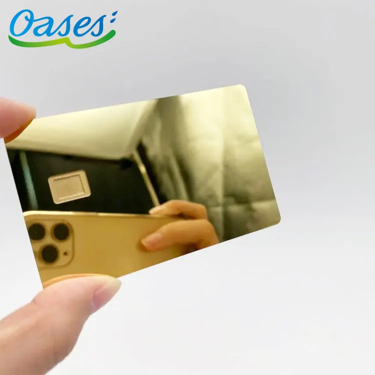 Customized query 2025 Hot Selling 0.8mm Thick Stainless Steel Mirror Polished Process Business Card with Custom Logo Laser Engra - Image 6