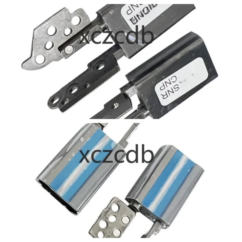 Replacement Left & Right LCD Screen Hinge for Dell Latitude 7420 2-in-1 P136G001 0RX3DX 0RPP7M Black