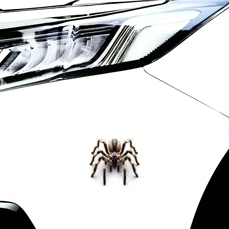 Lifelike Spider Vinyl Shiny Surface, Suitable for Vehicles, Laptops, Mobile Devices, Glass, Walls, Containers, Trucks