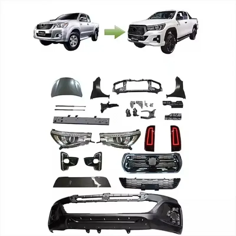 

Bestseller Best Sale 2005-2014 Body Parts Plastic Front Bumper Rear Diffuser Grill Muffler Accessories ROCCO 2018 Change