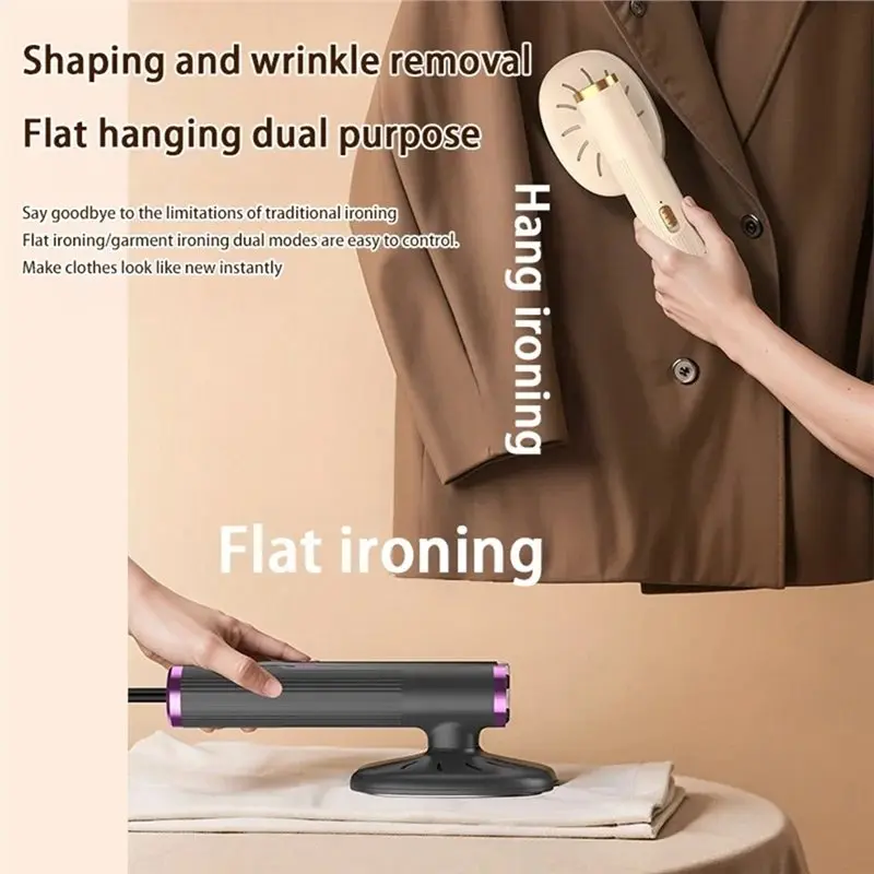 N85R-Fast Heating USB Mini Handheld Steamer Iron Portable For Clothes Travel Garment Fabric Press Machine With Handle B